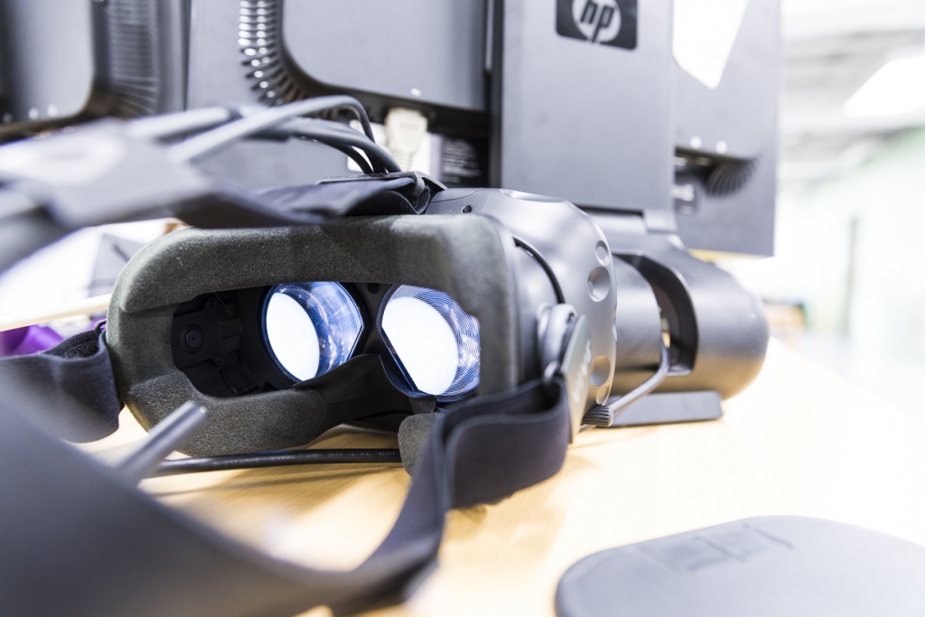 VR goggles from demonstration of ortho projects at the AMP Lab