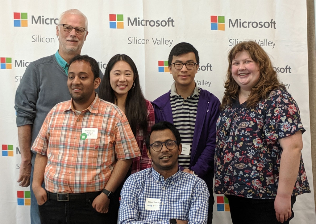 Richard Ladner, mentor, and 5 UW students at Study Away Silicon Valley